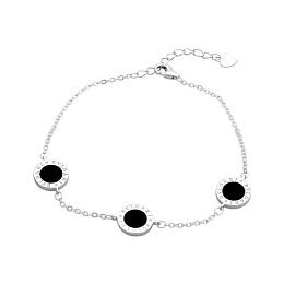 Silver bracelet with yemallu