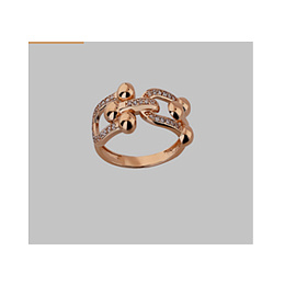 Серебряное кольцо с фианитами 0.16ct