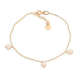 Золотой браслет с жемчугом