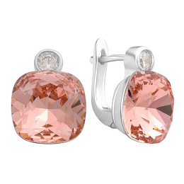 Silver Earrings with Fianites