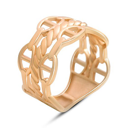 Gold ring without stones