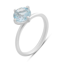 Срібна каблучка з топазом 2.219ct