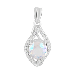 Срібна підвіска з містик топазом 2.05ct