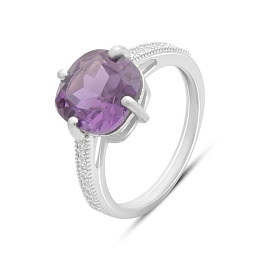Серебряное кольцо с александритом 5.378ct
