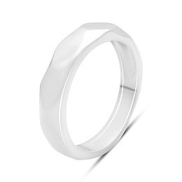 Серебряное кольцо без камней