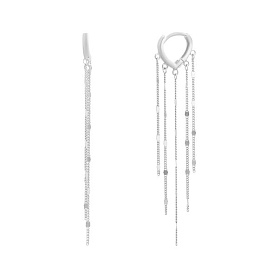 Серебряные серьги без камней